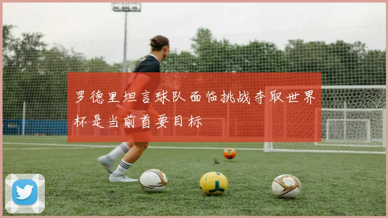 罗德里坦言球队面临挑战夺取世界杯是当前首要目标